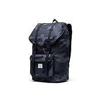 Herschel Little America Backpack (Night Camo W/Black Rubber Straps)