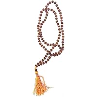 Presents Rudraksha Small Size 5 Mukhi Rudraksh Mala 2Mm 108+1 Beads for Wearing Or Japa Mala by #Frienemy-2775