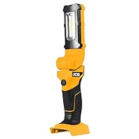 JCB Tools - JCB 20V LED Worklight - Variable Positioning Adjustment - High Lumens Flashlight - Outdoor and Indoor Use - Handheld - Bright Hanging Lamp - For Garages, Emergency, Work, Free Standing