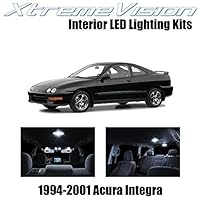 Interior LED for Acura Integra 1994-2001 (6 Pieces) Pure White Interior LED Kit + Installation Tool