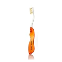 MOUTHWATCHERS Dr Plotkas Extra Soft Flossing Toothbrush, Folding Travel Toothbrush for Adults, Ultra Clean Toothbrush, Good for Sensitive Teeth and Gums, 1 Toothbrush