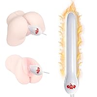 Heating Rod for Male Masturbators Sex Doll Pocket Pussy Artificial Vagina Warmer, Male Sex Toys Warming Device Automatic Temperature Control USB Heating Stick