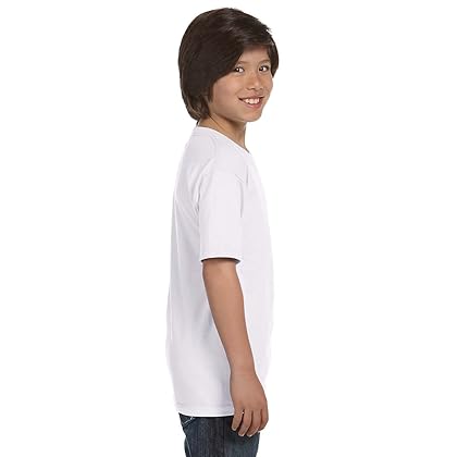 Hanes Boys' Essentials Short Sleeve T-shirt Value Pack, Pack of 6