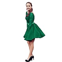Long Sleeves Short Prom Dresses for Juniors Lace Party Cocktail Gown for Women