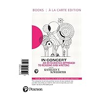 In Concert: An Integrated Approach to Reading and Writing In Concert: An Integrated Approach to Reading and Writing Paperback eTextbook Printed Access Code Loose Leaf