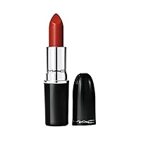 MAC Lustreglass Lipstick - 562 Chili Popper (Warm Brick Red) - 0.1 oz / 3 g