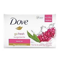 DOVE BAR SOAP - POMEGRANATE 100g / 3.5oz (Pack of 4)