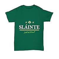 Slainte Irish Proud T-Shirt Gift Idea for St Patrick Day, Proud Hoodie Gift for Him and Her
