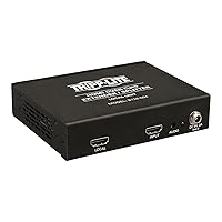 Tripp Lite 4-Port HDMI over Cat5 / Cat6 Extender Splitter, Transmitter for Video and Audio, 1920x1200 1080p at 60Hz (B126-004),Black