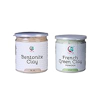 YOGI’S GIFT – Celebrating health Multi Pack | Bentonite Clay + French Green Clay for bundle