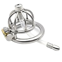 Bantie Male Stainless Steel Chastity Cage Device, Chastity Cage Device,  Chastity Device Men with Key and Lock, Cock Cage Adult Sex Toy for Men  (1.97