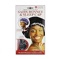 Flower Pattern Sleep Cap Hair Sleep Shower Cap Bonnet satin Bonnet for Sleeping Hat BLACK COLOR