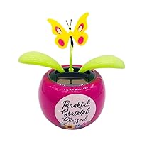 Solar Powered Dancing Flower, Decoration Gift, Swinging Dancer Toy, No Battery Required, Car Decor Kids Toys Gift | Butterfly |