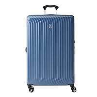 Travelpro Maxlite Air Hardside Expandable Carry on Luggage, 8 Spinner Wheels, Lightweight Hard Shell Polycarbonate Suitcase, Ensign Blue, Checked Large 28-Inch