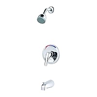 Pfister Pfirst Series Tub & Shower Trim Kit (Valve Not Included), 1-Handle, Polished Chrome Finish, LG890300