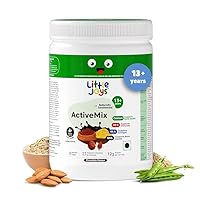 Aelona Little Joys Activemix for Kids 13+ Years No White Sugar Powder with Vitamin A, C, Dha, Calcium for Healthy Growth & Nourishment with 23 Essential Vitamins & Minerals 300G