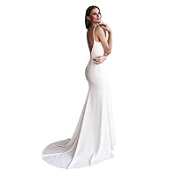 Mermaid Bride Wedding Dress 2024 - Beach Boho White Lace Wedding Dresses for Women Bride