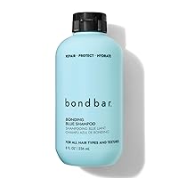 Bonding Blue Shampoo, Netralizes Brassiness for Brunettes, Hydrating, Cruelty Free, Vegan, Paraben Free, 8 Oz