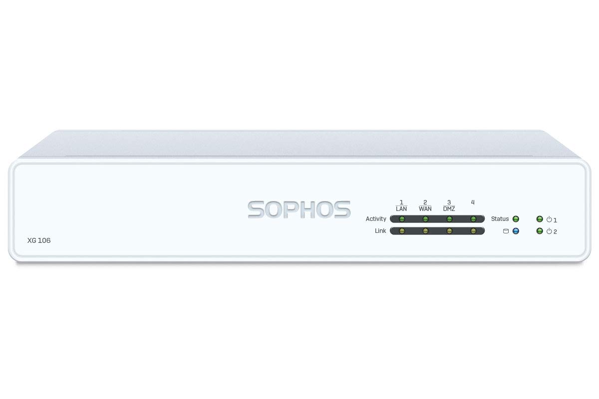 Sophos XG 106 EnterpriseProtect 1 YR Bundle VPN Firewall Appliance and EnterpriseGuard License 1 Year