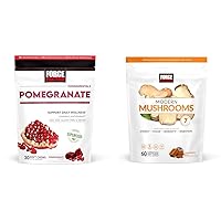 Pomegranate Soft Chews for Healthy Aging, Heart Health, Bone Health, Brain Health, 30 Soft Chews Modern Mushrooms Soft Chews, Mushroom Supplement, Cinnamon Roll, 60 Soft Chews