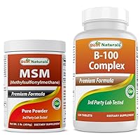 Best Naturals MSM Powder & B-100 Complex