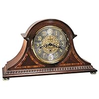 Howard Miller Meridian Mantel Clock 547-590 – Windsor Cherry, Key Wound Triple Chime Movement