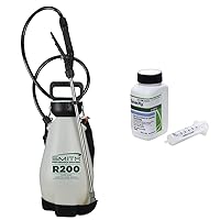 Smith Performance Sprayers R200 2-Gallon Compression Sprayer for Pros Applying Weed Killers, Insecticides, and Fertilizers & Tenacity Turf Herbicide - 8 Ounces (Packaging May Vary)