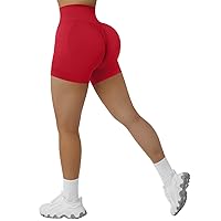 SUUKSESS Women Seamless Booty Shorts Butt Lifting High Waisted Workout Shorts