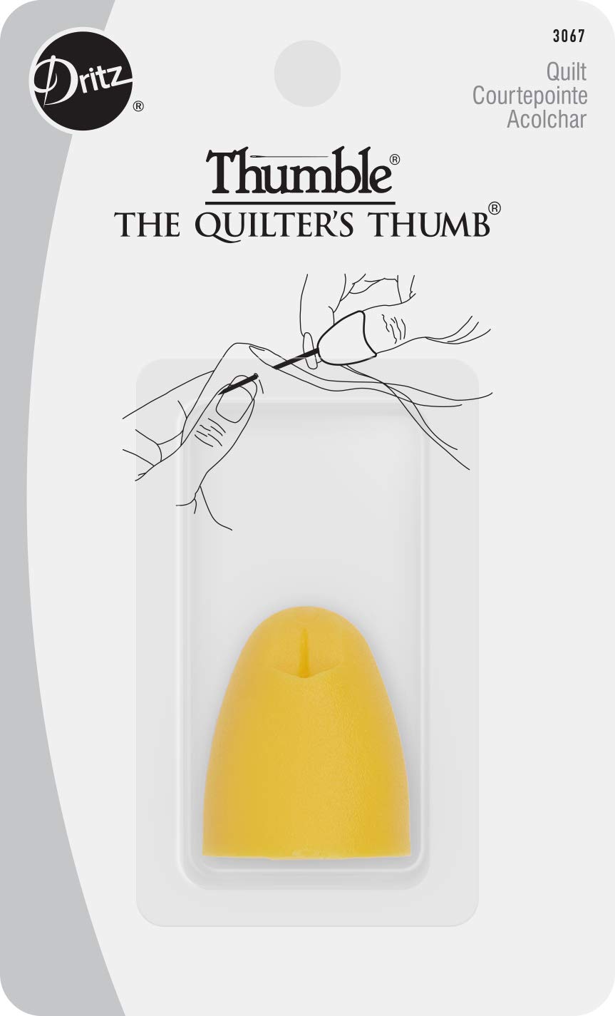 Dritz 3067 The Quilter's Thumb Thumble , Yellow