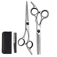 Hairdressing Scissors Set, Hairdressing Scissors Tools, Flat Tooth Scissors Hair Scissors, Hair Cutting Scissors, Hair Scissors Thinning for Hairdressing Salon and Home Use