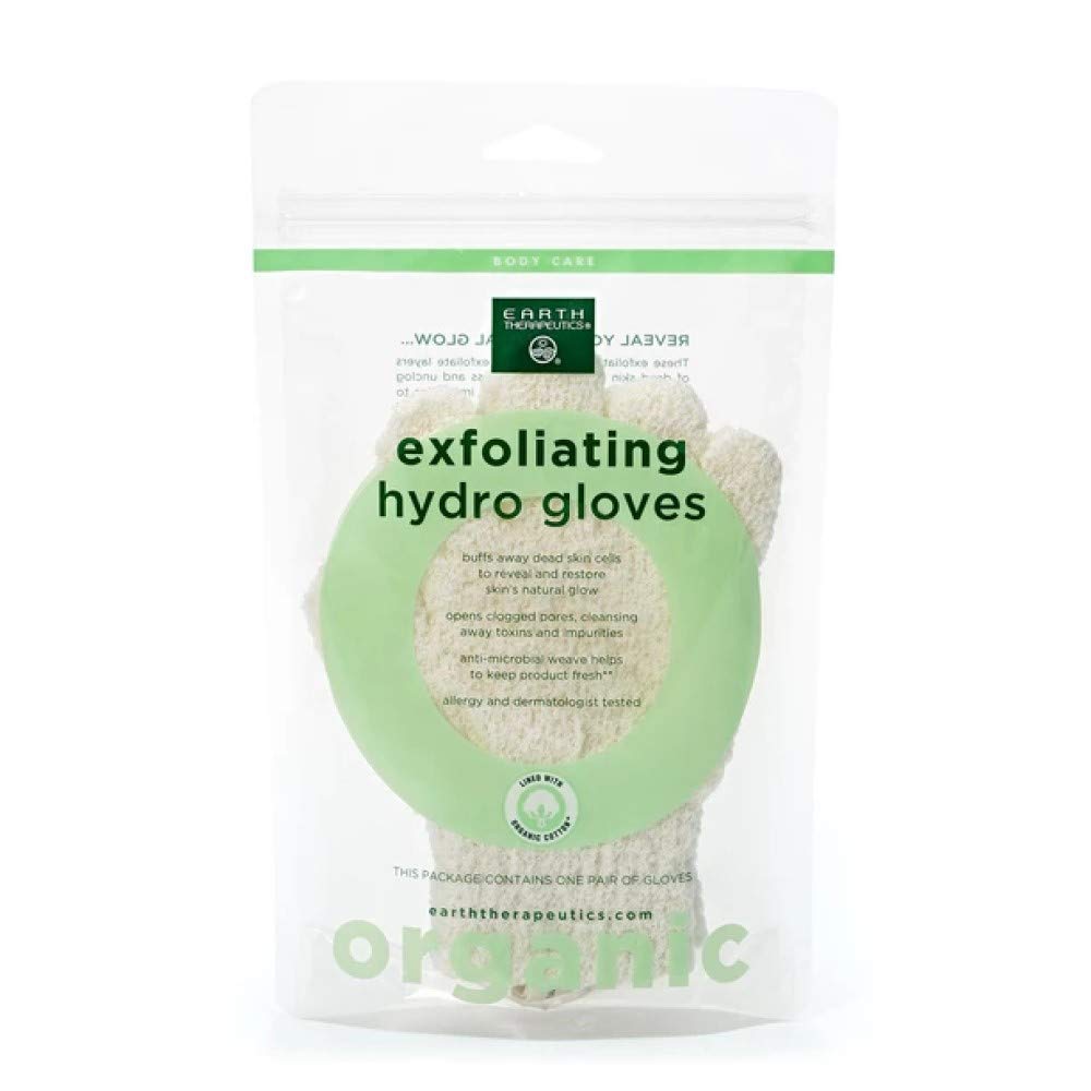 Earth Therapeutics: Exfoliating Hydro Gloves, (3 pack)