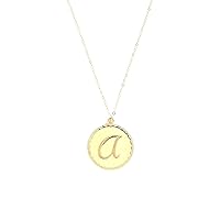 Moon And Lola-Dalton Charm (On Apex Chain) Necklace Gold-A Shape