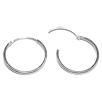 Arranview Jewellery Sterling Silver Hoop Earrings