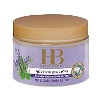 H&B Exfoliating Body Scrub Soft Scrub Body Scrubs Dead Sea Minerals (Lavender)