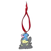 How to Train, Toothless and The Lightfury Ornament Gift Christmas Tree Winter Holiday Fandom Teen Adult Present Fan Pendant Durable