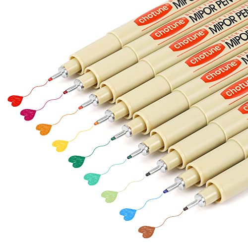  Micro Fineliner Drawing Art Pens: 12 Black Fine Line  Waterproof Ink Set Artist Supplies Archival Inking Markers Liner  Professional Sketch Outline Anime Sketching Watercolor Zentangle Kit Stuff  : Office Products