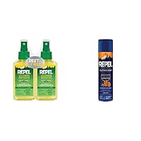 Plant-Based Lemon Eucalyptus Insect Repellent & Permethrin Clothing & Gear Insect Lent, Use on Outdoor Gear, Tents and Sleeping Bags, (Aerosol Spray) 6.5 fl Ounce