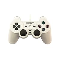 PlayStation 2 Dualshock 2 Analog Controller Ceramic White (Renewed)