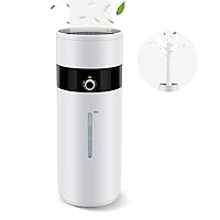 Tower Humidifiers for Large Room,Hioo 18.7L 4.94Gal Ultrasonic Topfill Cool Mist Air Humidifier with 360° Nozzle for Plant Yoga Bedroom Home Office Greenhouse Warehouse