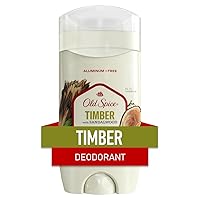Fresher Collection Invisible Solid Men's Deodorant, Timber, 3 Ounce
