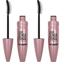 Lash Sensational Washable Mascara, Lengthening and Volumizing for a Full Fan Effect, Very Black, 1 Count (Pack of 2)