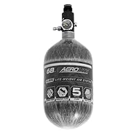 HK Army 68/4500 Aerolite Carbon Fiber HPA Compressed Air Paintball Tank System