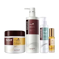 Karseell Collagen Hair Treatment Deep Repair+ Argan Oil Shampoo+Leave-In Conditioner