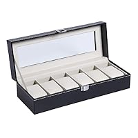 3/6/10/12 Grids PU Leather Watch Box Case Professional Holder Organizer for Clock Watches Jewelry Boxes Case Display Best Gift