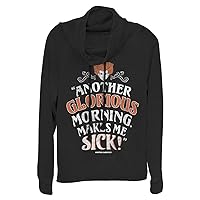 Disney Hocus Pocus Another Glorious Morning Women's Long Sleeve Cowl Neck Pullover