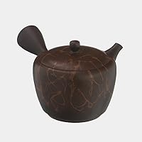 Tokoname Pottery : GYOKO - Japanese Pottery Kyusu Tea Pot 360cc ceramic mesh net [Standard ship by Int'l e-packet: with Tracking & Insurance]