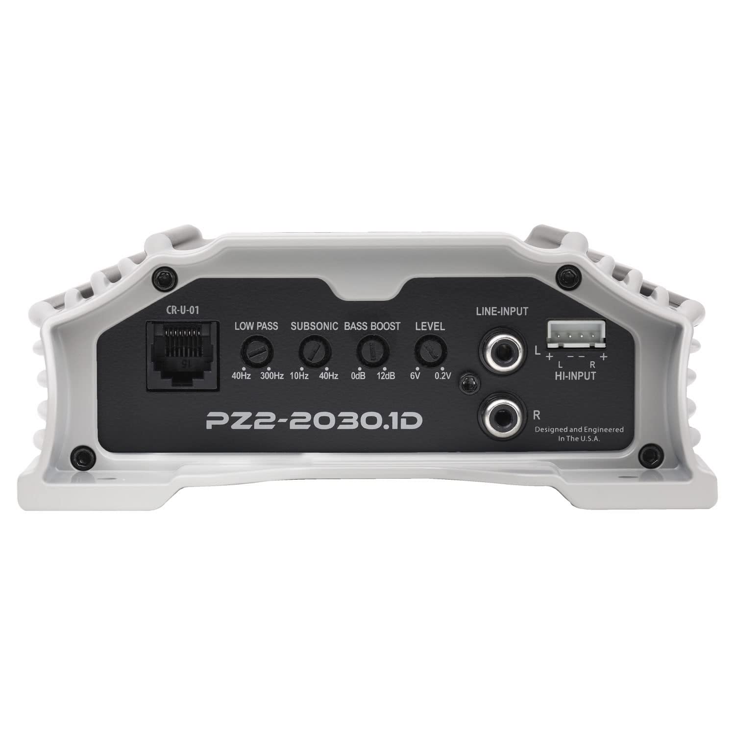 Crunch PZ2-2030.1D POWERZONE 2000 Watt Mono Amplifier, Car Audio Amplifier, 1 Ohm Stable, Bass Remote Included
