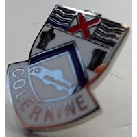 Coleraine Northern Ireland Pin Badge Butterfly Clasp (i0734)