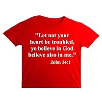 Let not Your Heart be Troubled Shirt John 14:1 Gifts John 14:1 Tshirt Christian Tshirt for Men and Women