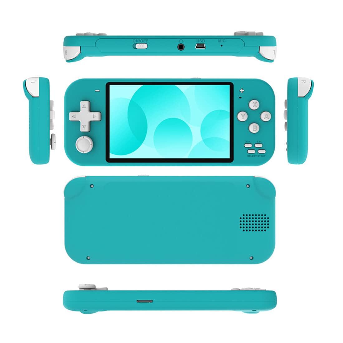 Newcomer Powkiddy X20MINI Handheld Game Console, Retro Video Games Consoles 8G with 2000 Games for Adults Kids